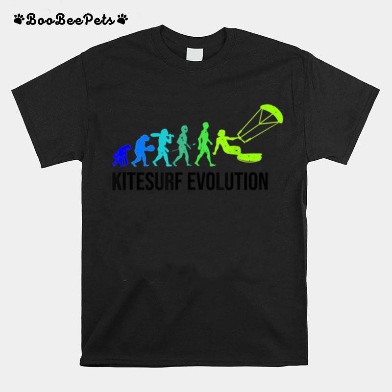 Kitesurf Evolution Kitesurfing Kiteboarding T-Shirt