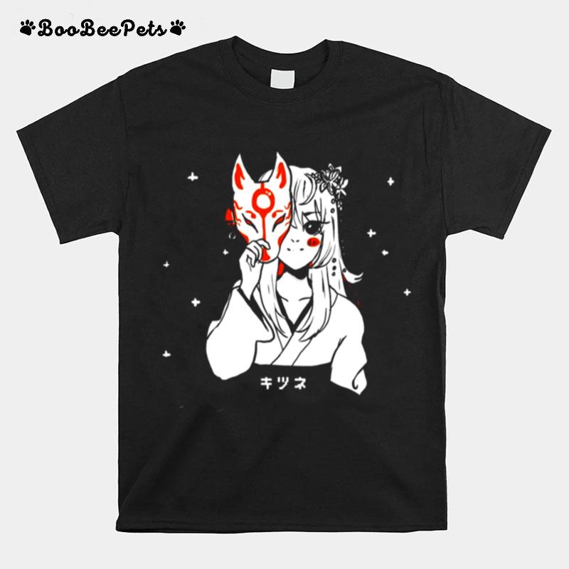 Kitsune Girl Anime T-Shirt