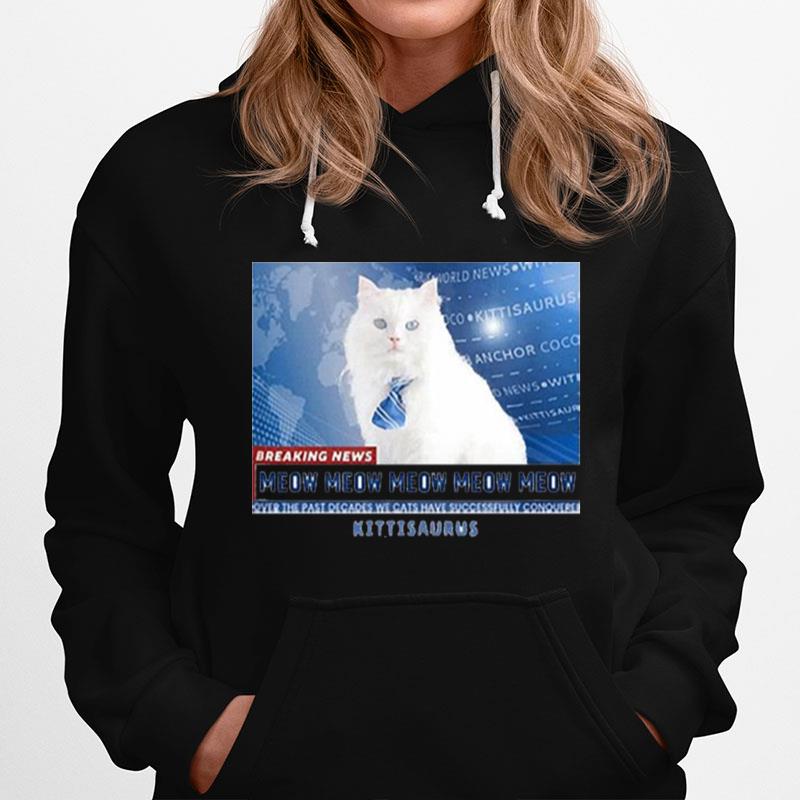 Kittisaurus News Anchor Coco Hoodie