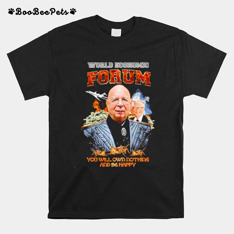 Klaus Martin Schwab World Economic Forum T-Shirt