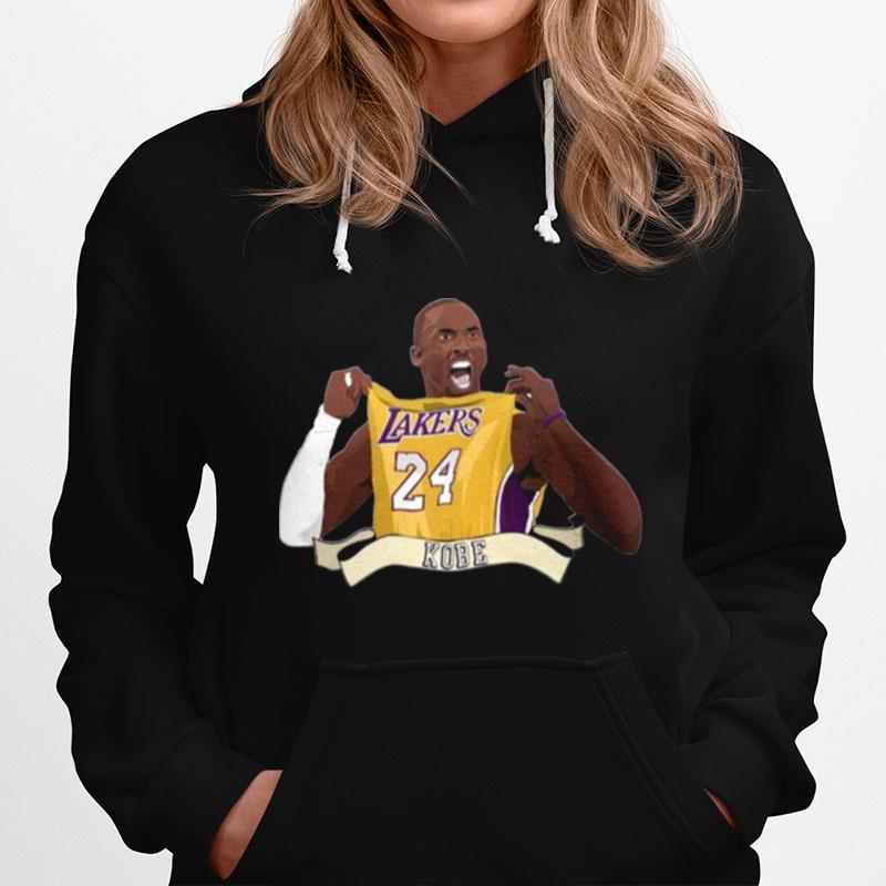 Kobe Bryant 24 Los Angeles Lakers Hoodie