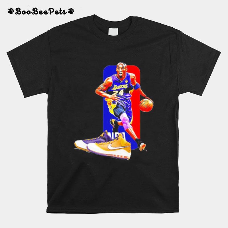Kobe Bryant Basketball Player Nike Shoes T-Shirt