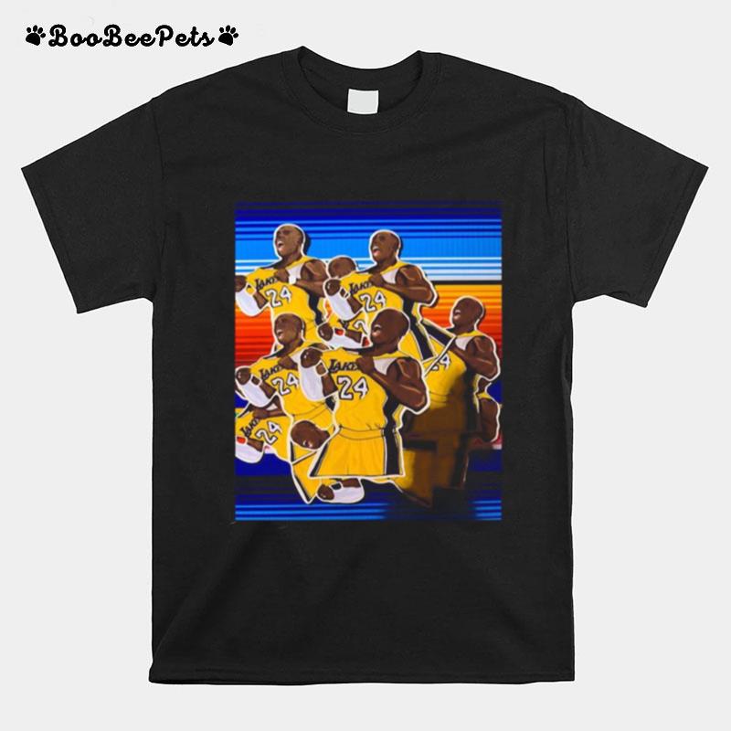 Kobe Bryant Los Angeles Lakers Basketball Vintage Retro T-Shirt