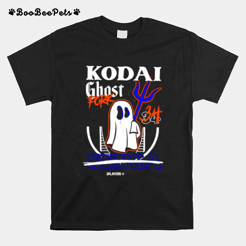 Kodai Senga Ghost Fork New York Mets T-Shirt