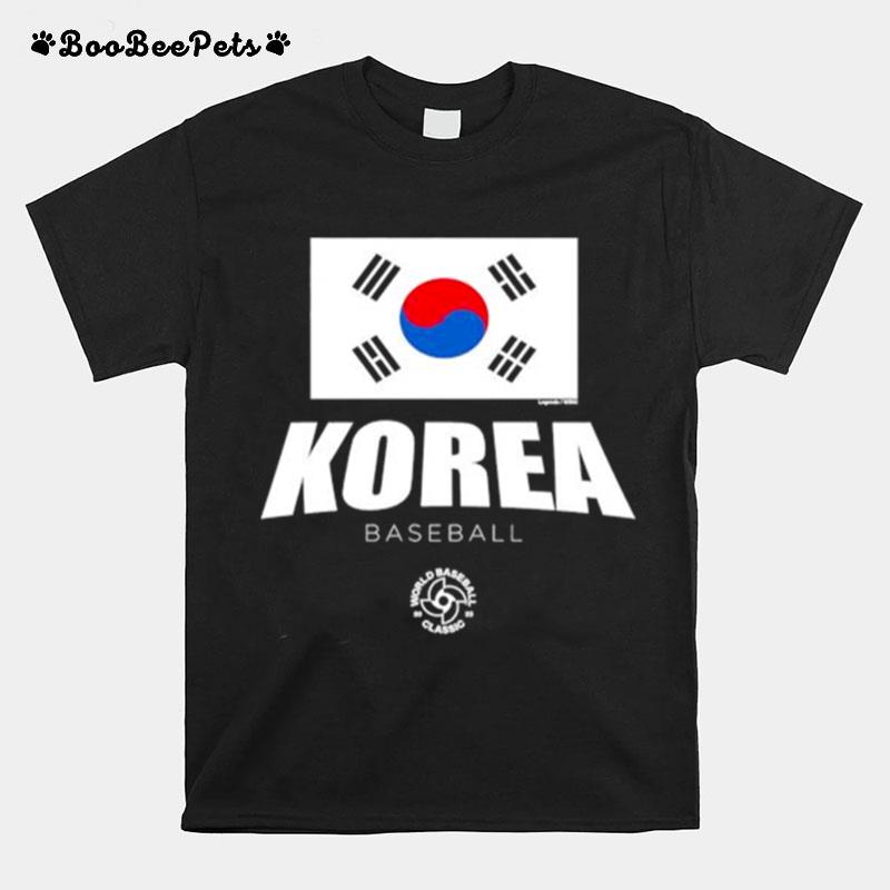Korea Baseball Legends 2023 World Baseball Classic Federation T-Shirt