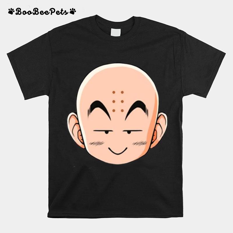 Krillin Head Funny Face Dragon Ball T-Shirt