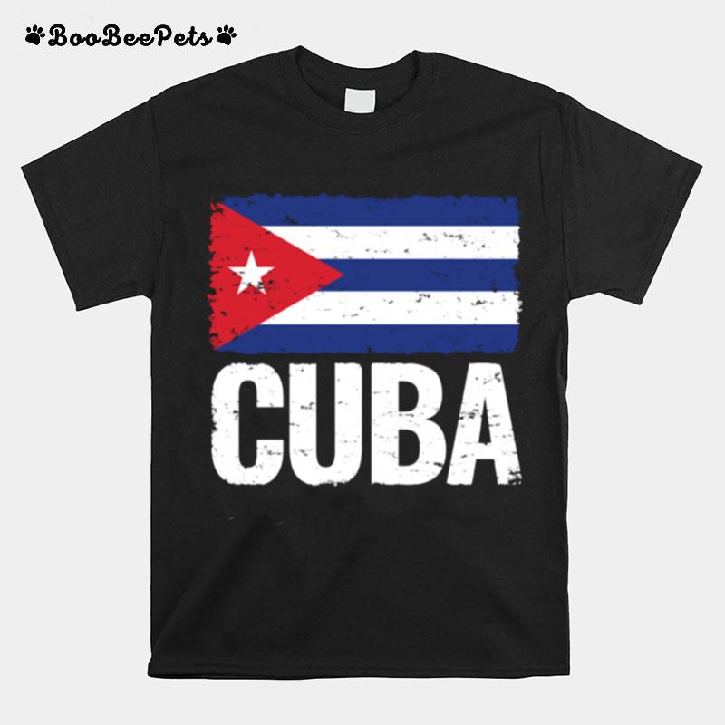 Kuba Notflagge Kubanisch Kubano T-Shirt