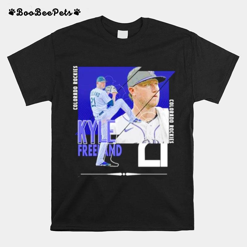Kyle Freeland Colorado Rockies Baseball Poster T-Shirt