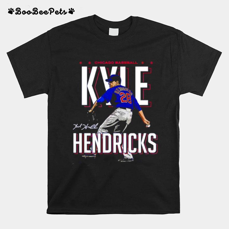 Kyle Hendricks Player Chicago Baseball Signature T-Shirt