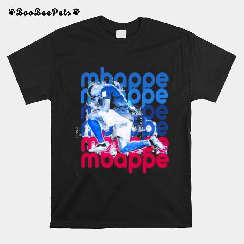 Kylian Mbappe French Football Team Qatar World Cup 2022 Copy T-Shirt