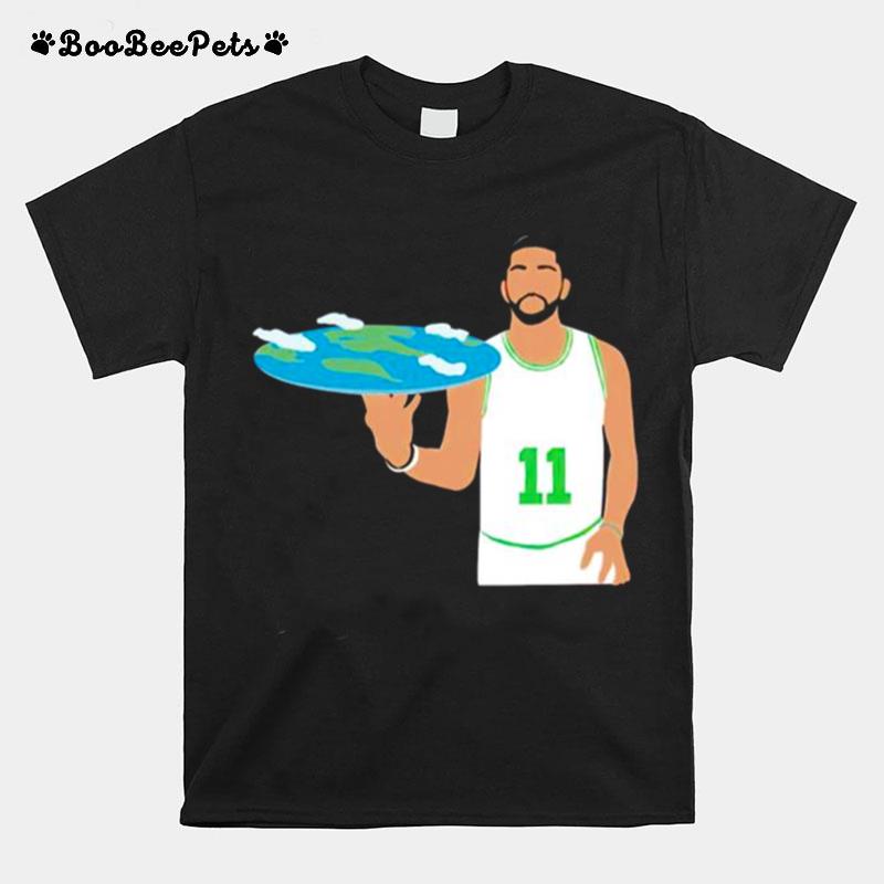 Kyrie Irving Flat Earth Celtics T-Shirt