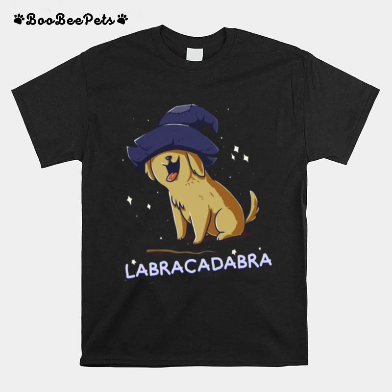 Labracadabra Dog Pun Cute Labrador Retriever Halloween T-Shirt