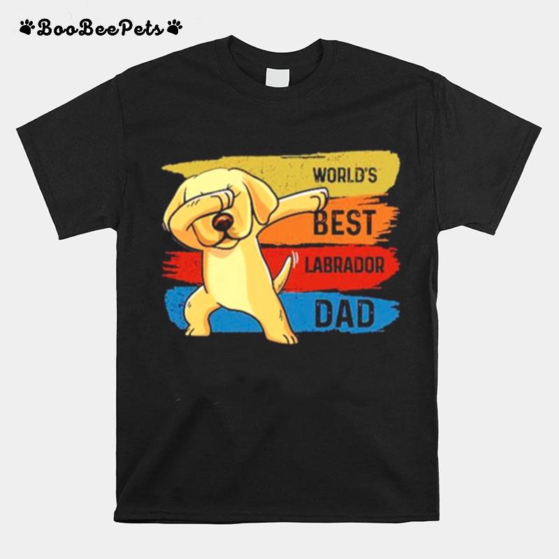 Labrador Babbing Worlds Best Labrador Dad T-Shirt