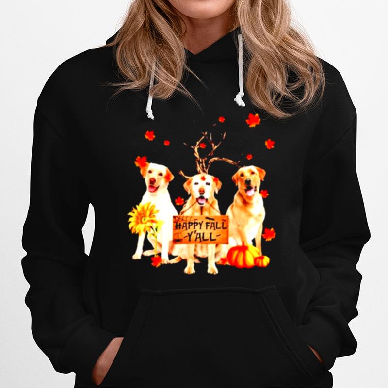 Labrador Retriever Happy Fall Yall Hoodie