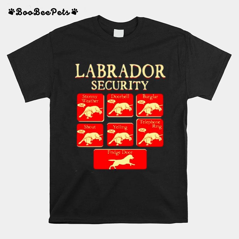 Labrador Retriever Security T-Shirt