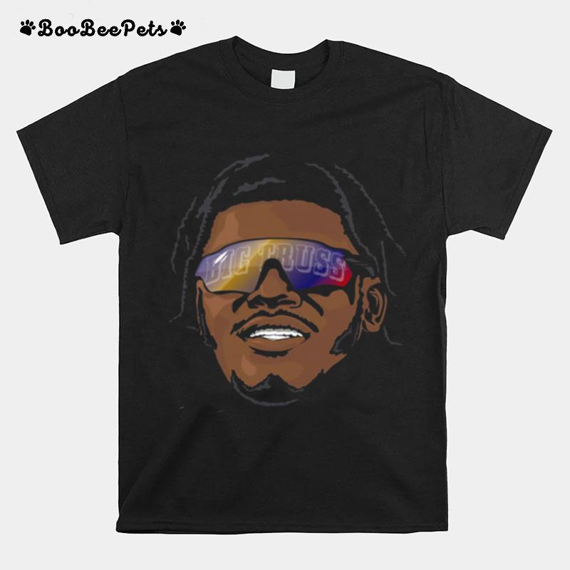 Lamar Jackson Baltimore Ravens Big Truss T-Shirt