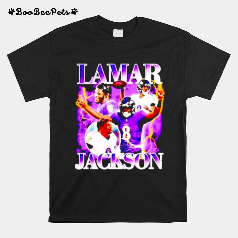 Lamar Jackson Ravens Football Nfl T-Shirt