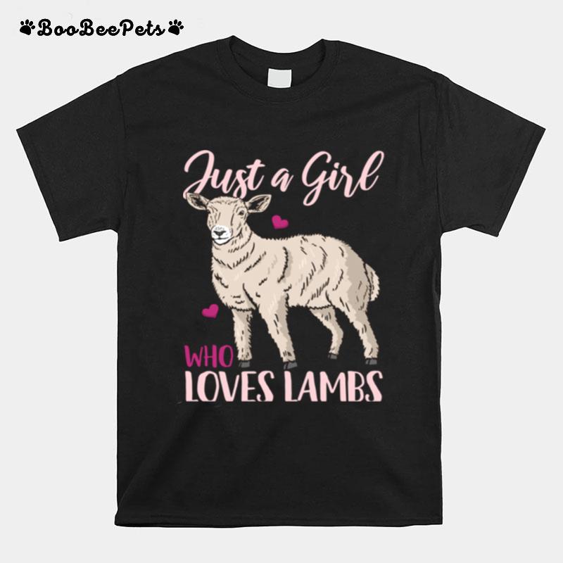 Lamb Just A Girl Who Loves Lambs T-Shirt