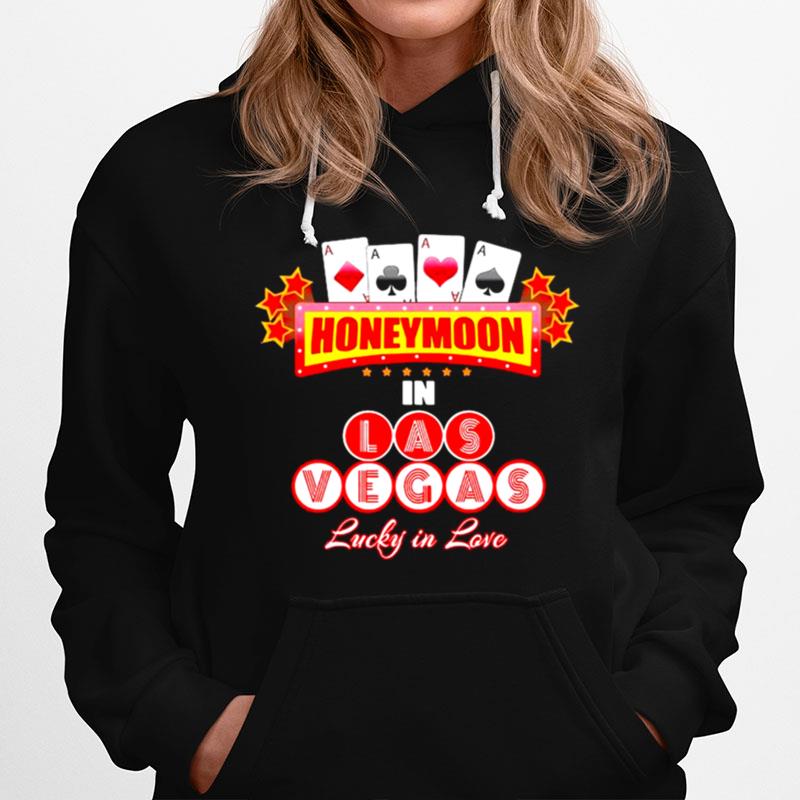 Las Vegas Honeymoon Tshirt Great Wedding Gift For Newlyweds Hoodie