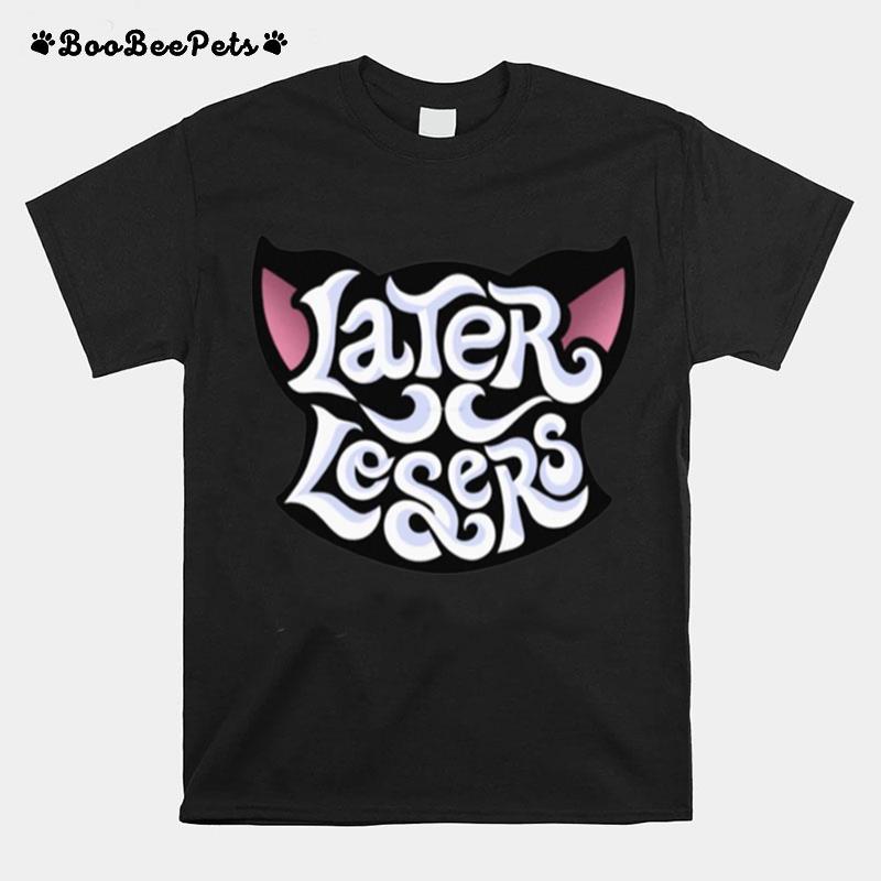 Later Losers Black Cat Neo The World Ends With You T-Shirt