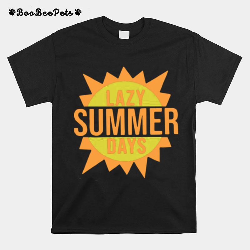 Lazy Summer Days Mens Ringer T-Shirt