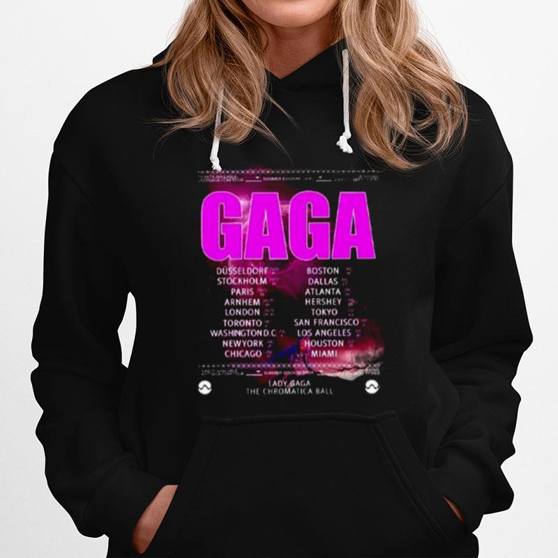 Ld Gaga Chromatica 2022 Tour Gaga 2022 Concerts Hoodie