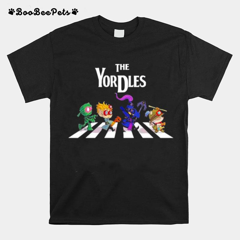 League Of Legends The Yordles With Amumu Heimerdinger Veigar Teemo Abbey Road T-Shirt