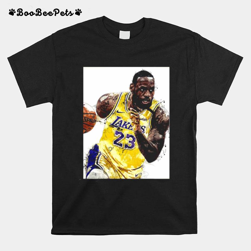 Lebron James 23 Los Angeles Laker T-Shirt