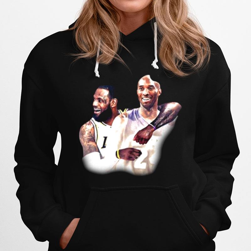 Lebron James And Kobe Bryant Los Angeles Lakers Nba Hoodie