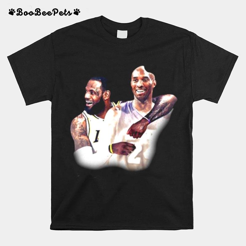 Lebron James And Kobe Bryant Los Angeles Lakers Nba T-Shirt