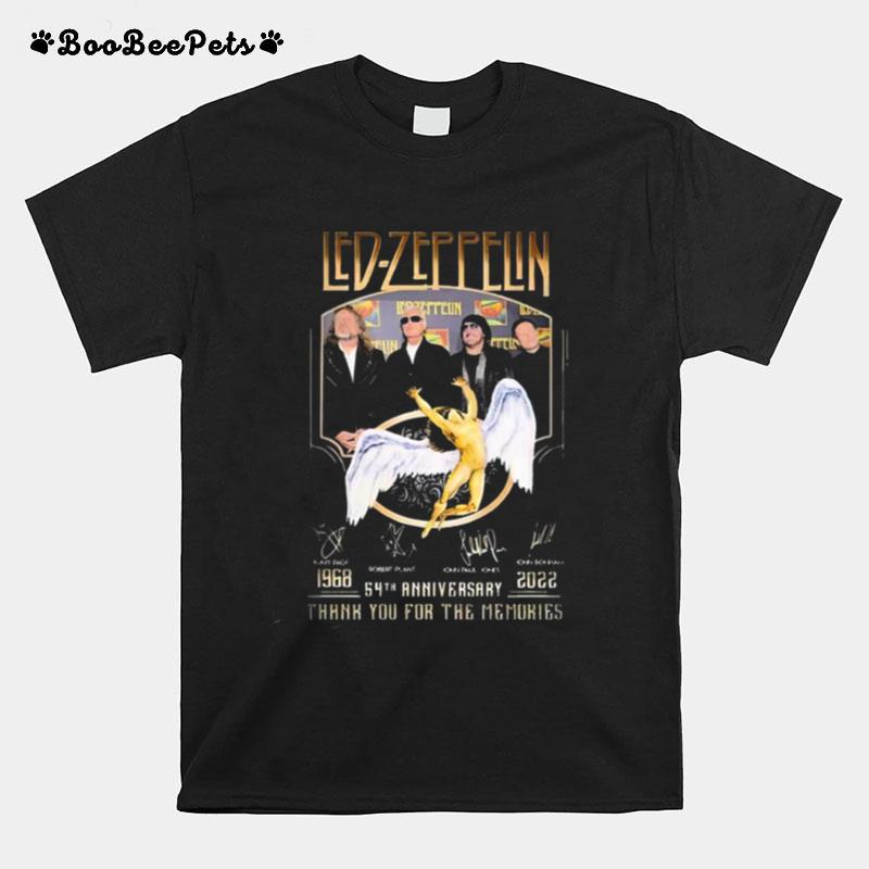 Led Zeppelin Logo 54Th Anniversary 1968 2022 T-Shirt