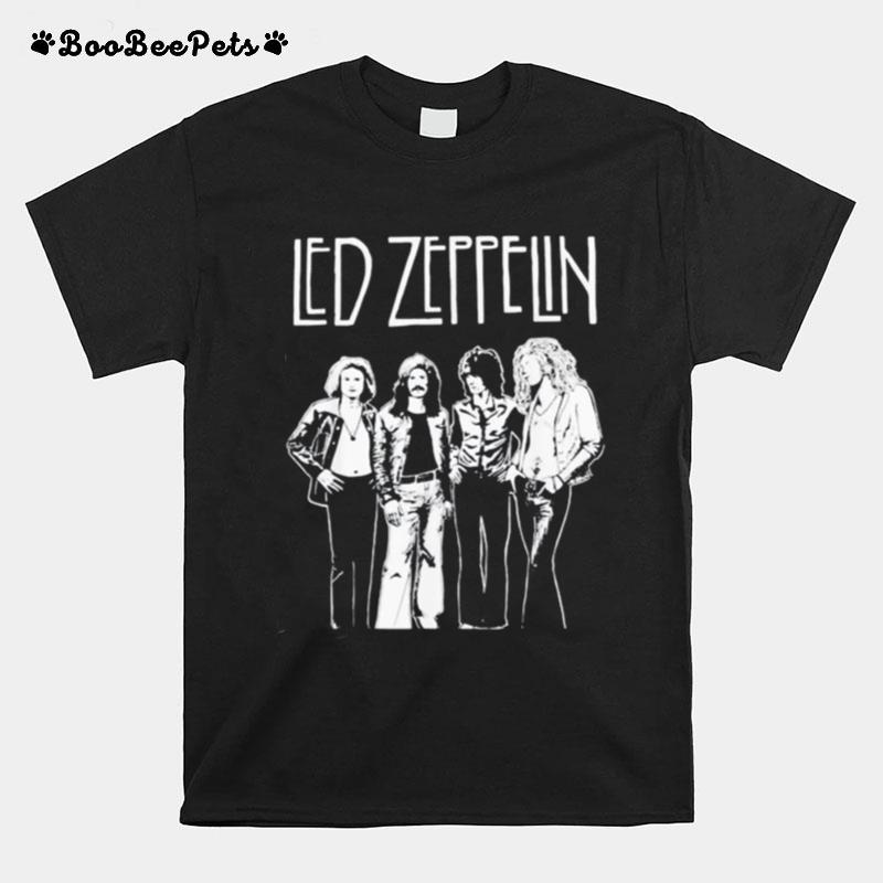 Led Zeppelin Members Vintage T-Shirt