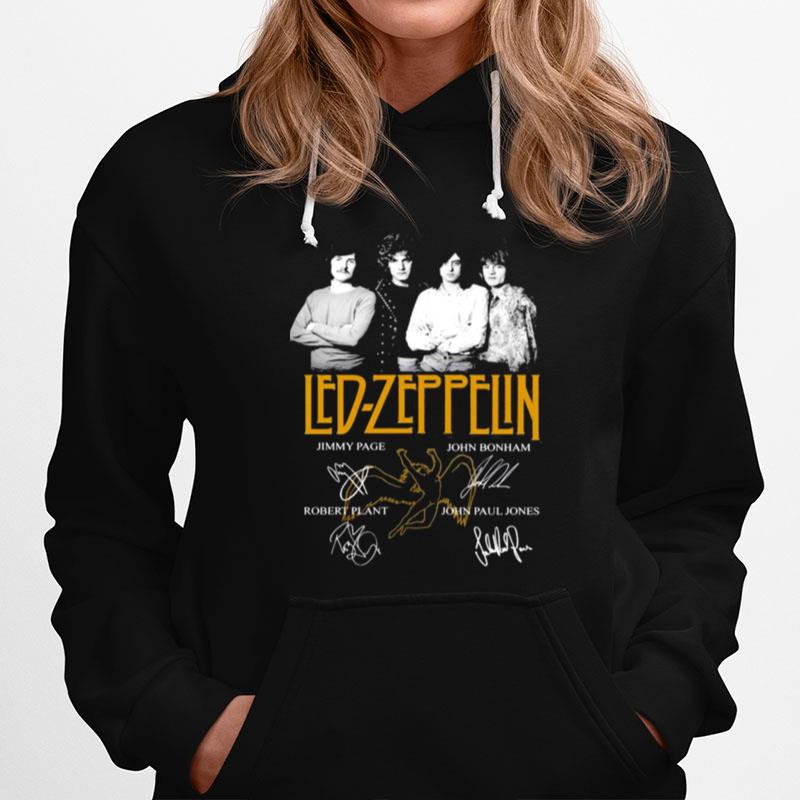 Led Zeppelin Signatures Hoodie