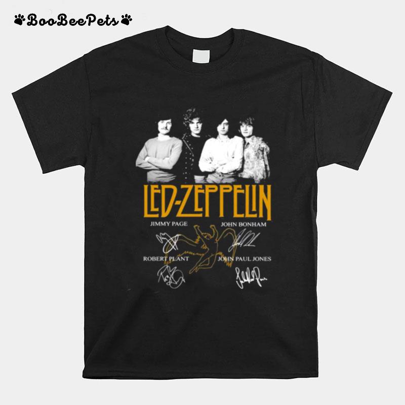 Led Zeppelin Signatures T-Shirt