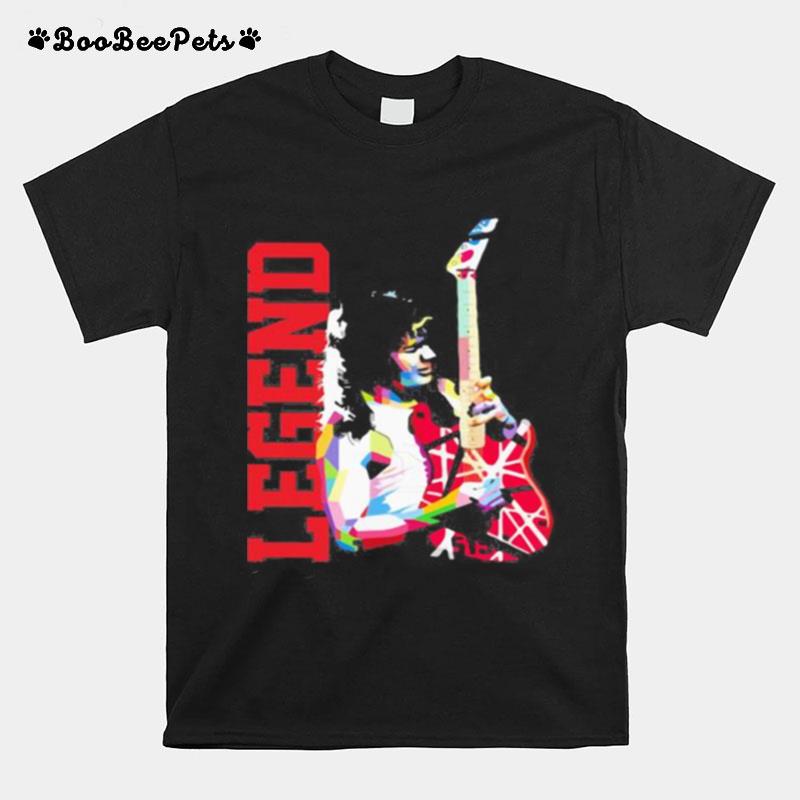 Legend Eddie Van Halen Playing Guitar T-Shirt