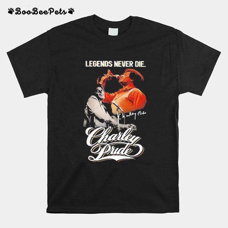 Legends Never Die Charley Pride Signature T-Shirt