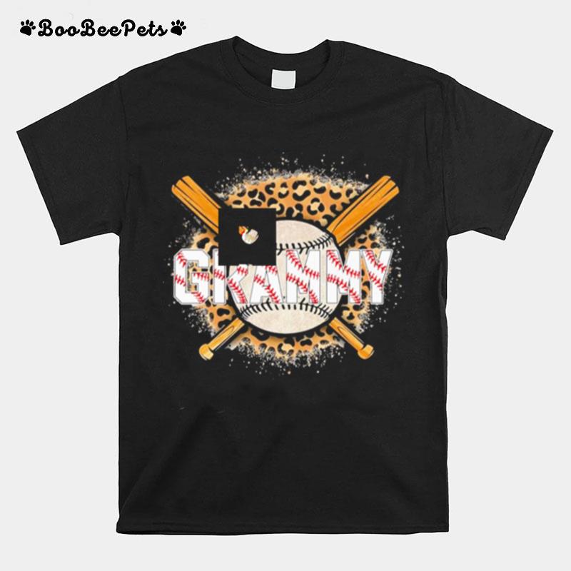 Leopard Baseball Bat Grammy T-Shirt