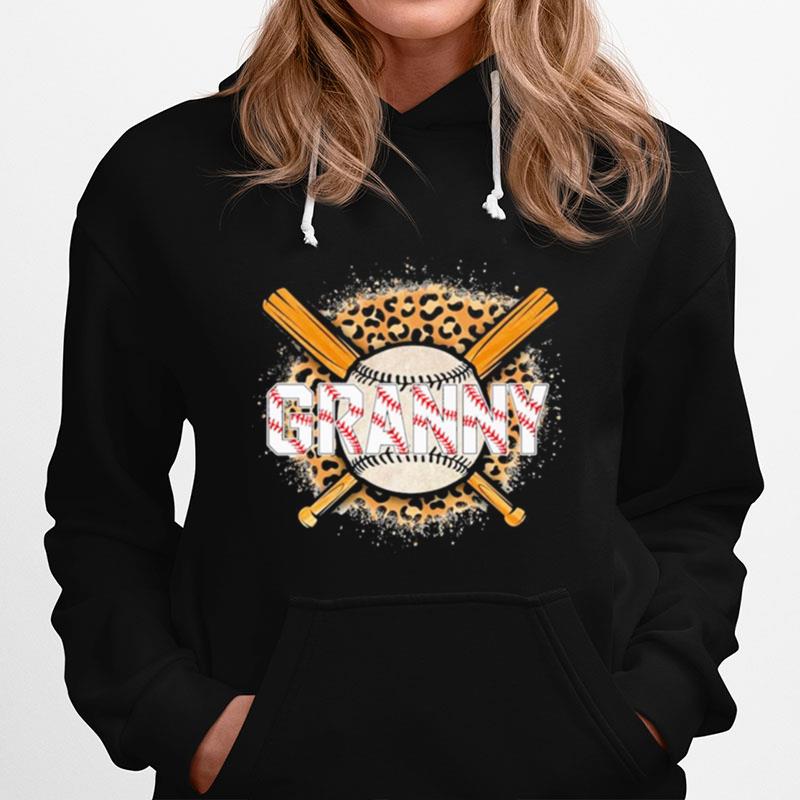 Leopard Baseball Bat Granny Hoodie