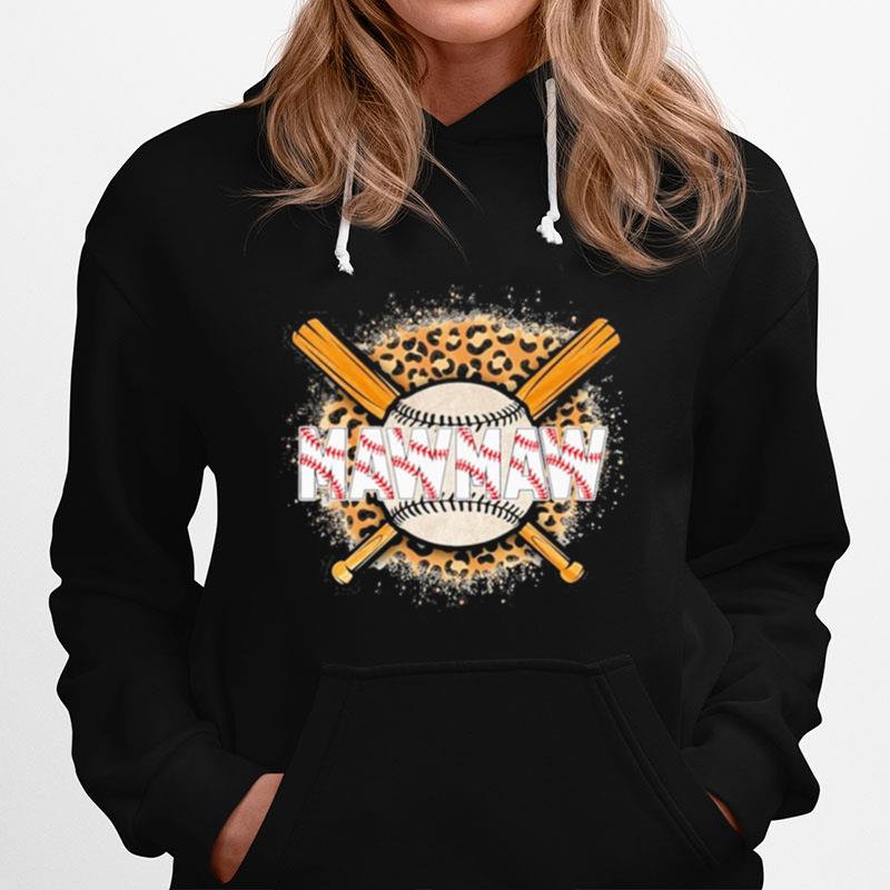 Leopard Baseball Bat Mawmaw Hoodie