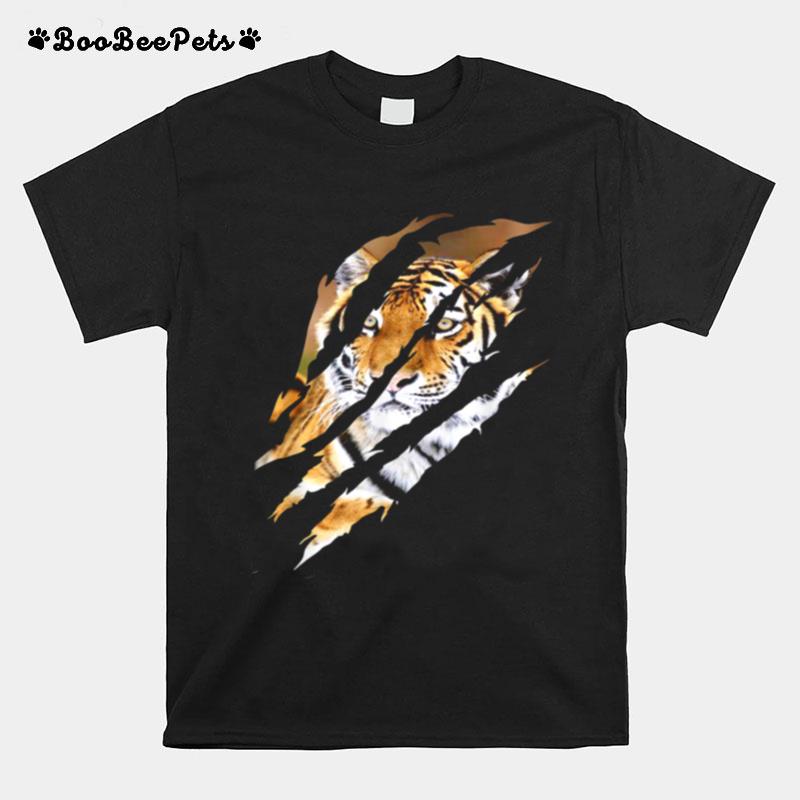 Leopard Cheetah Tiger Leopard Face Lion Cat Apparel T-Shirt