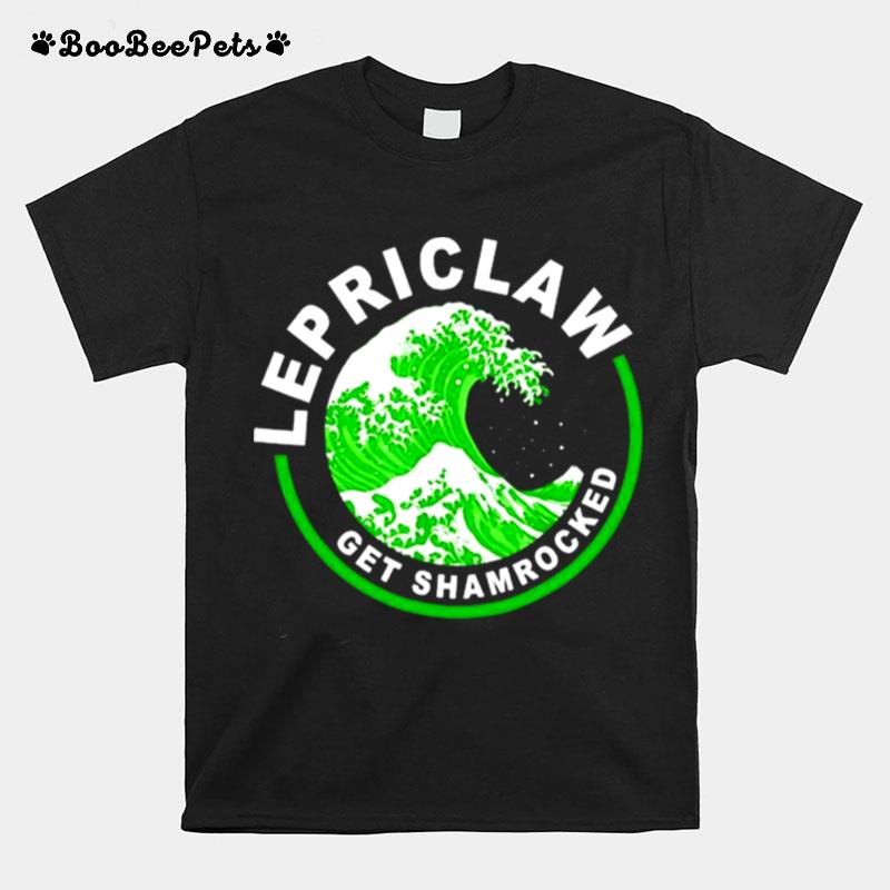 Lepriclaw Get Shamrocked Drinking St Patricks Day T-Shirt