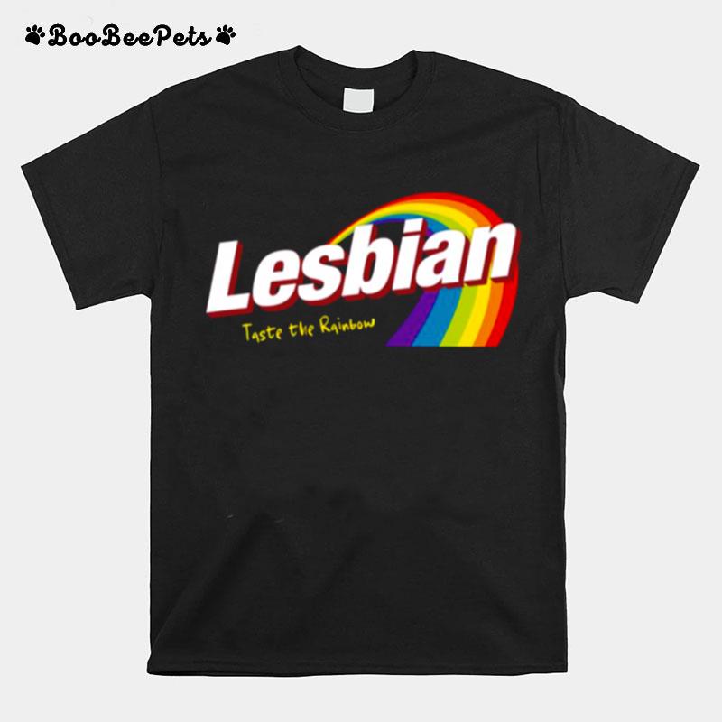 Lesbian Taste The Rainbow Skittles T-Shirt