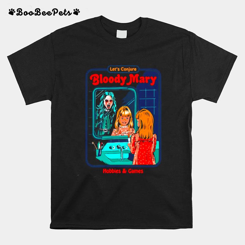 Lets Conjure Bloody Mary Vintage Art Halloween Kid T-Shirt