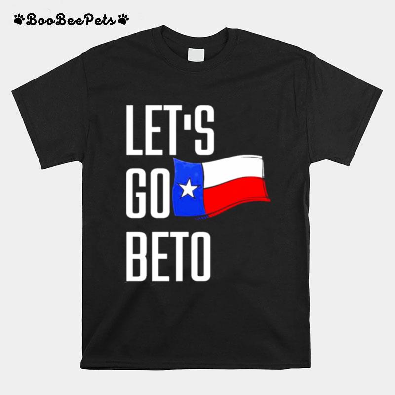 Lets Go Beto America Flag T-Shirt