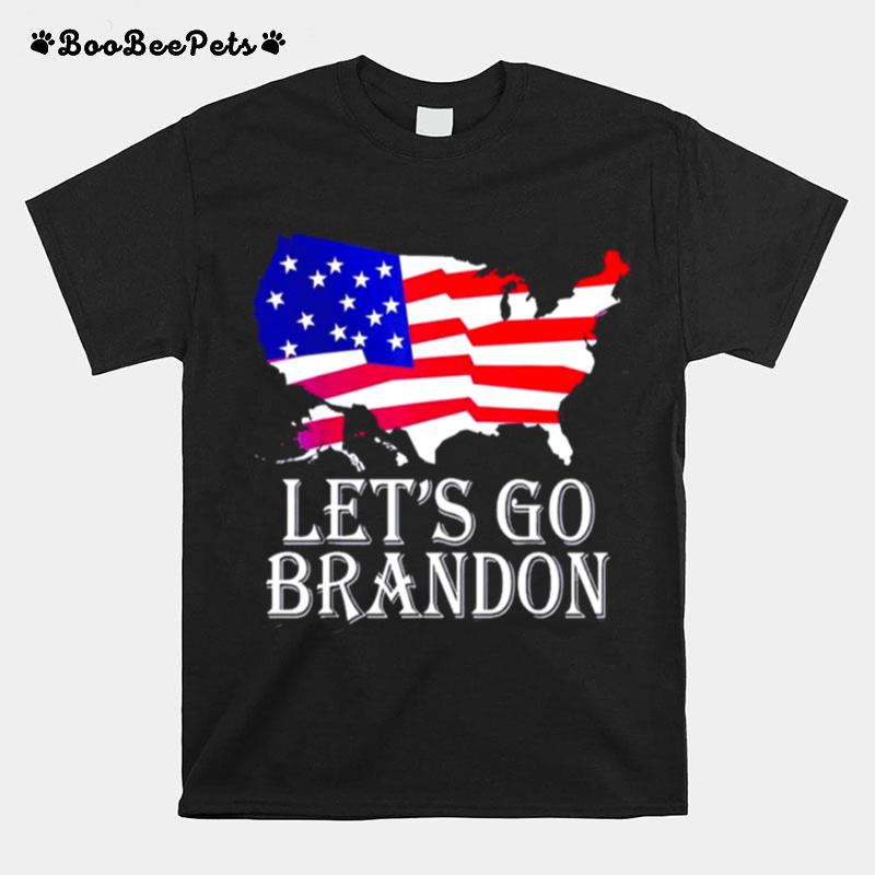 Lets Go Brandon Flag Usa T-Shirt