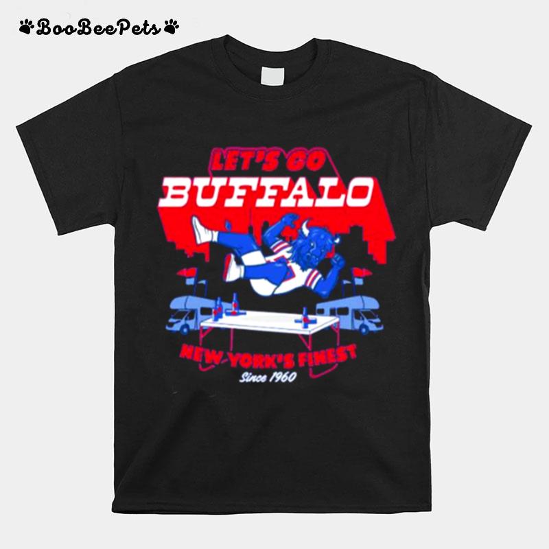 Lets Go Buffalo Bills New Yorks Finest Since 1960 T-Shirt
