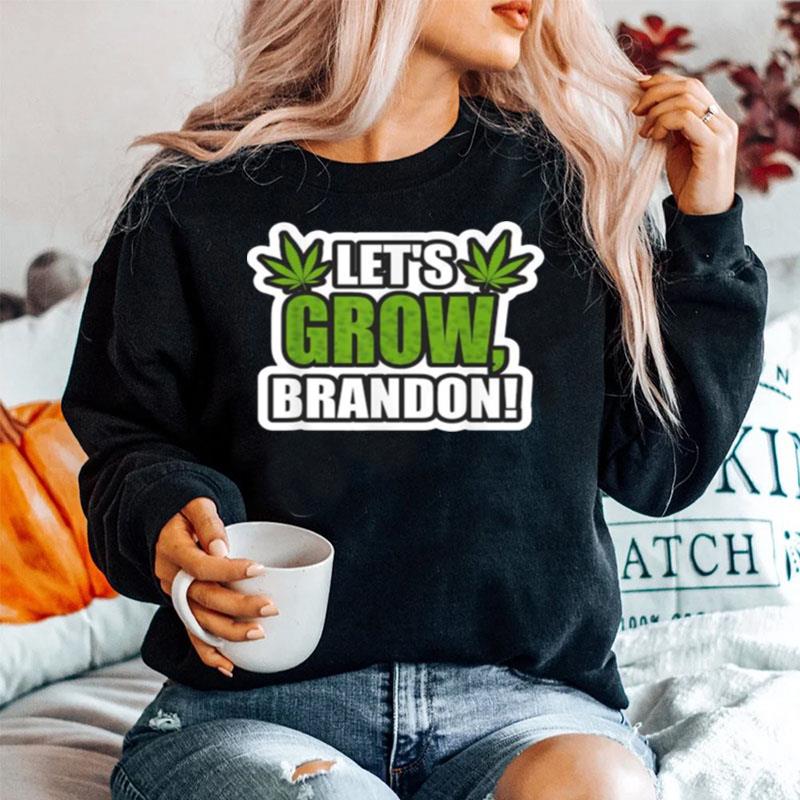 Lets Grow Brandon Dank Brandon Biden Sweater