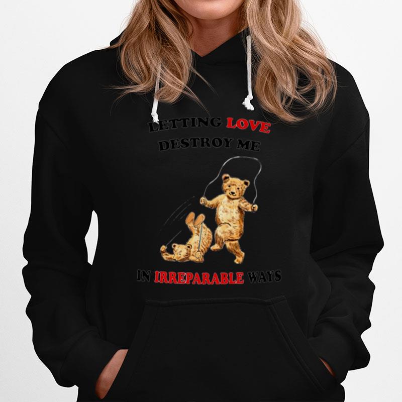 Letting Love Destroy Me In Irreparable Ways Hoodie