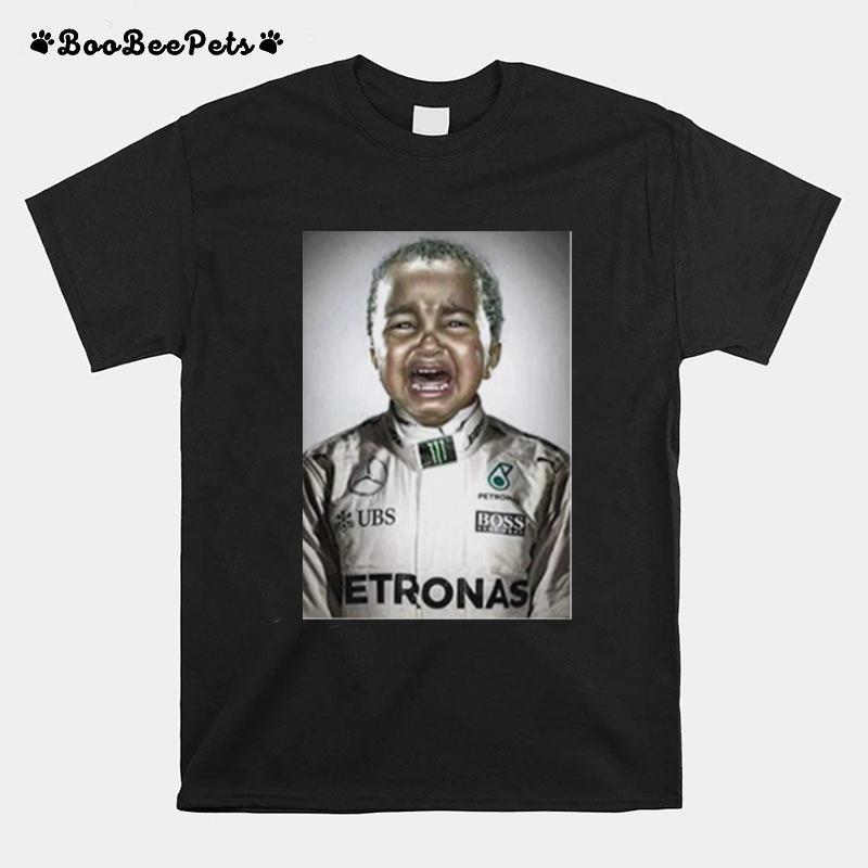 Lewis Hamilton Cry Baby Meme T-Shirt