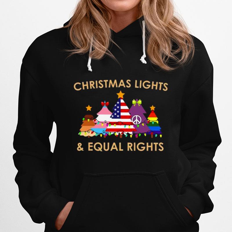 Lgbt Christmas Lights And Equal Rights Hoodie